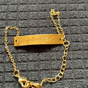 Gold “Planted” Bracelet